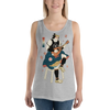 Samurai Play Mandolin Music Ukiyo-e Unisex Tank Top