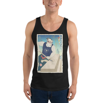 Samurai Carpenter 5 Wood Artisan Ukiyo-e Unisex Tank Top - Samurai Original