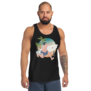 Samurai and Summer Party Ukiyo-e Unisex Tank Top - Samurai Original