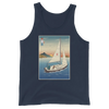 Samurai Sailor Sailboat Ukiyo-e Unisex Tank Top