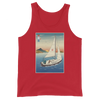 Samurai Sailor Sailboat Ukiyo-e Unisex Tank Top