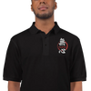 Mushin Japanese Kanji Calligraphy Men's Premium Polo - Samurai Original