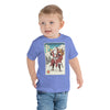 Samurai Santa Claus Merry Christmas Ukiyo-e Funny Toddler Short Sleeve Tee