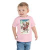 Samurai Santa Claus Merry Christmas Ukiyo-e Funny Toddler Short Sleeve Tee