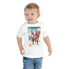 Samurai Santa Claus Merry Christmas Ukiyo-e Funny Toddler Short Sleeve Tee