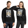 Samurai & Cat Funny Japanese Ukiyo-e Unisex Sweatshirt - Samurai Original