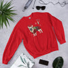 French Bulldog Funny Christmas Japanese Ukiyo-e Unisex Sweatshirt -