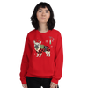 French Bulldog Funny Christmas Japanese Ukiyo-e Unisex Sweatshirt -