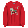 French Bulldog Funny Christmas Japanese Ukiyo-e Unisex Sweatshirt -