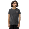 Japanese Namahage Embroidered Denim T-Shirt -