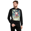 Santa Claus Merry Christmas 2 Ukiyo-e Unisex Fleece Pullover - Samurai Original