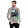 Samurai Table Tennis Ping Pong Ukiyo-e Unisex Fleece Pullover - Samurai Original