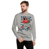 Samurai Baseball Player 3 Sport Ukiyo-e Unisex Fleece Pullover - Samurai Original