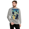 Skeleton Samurai & Geisha Gift For Valentine Unisex Premium Sweatshirt