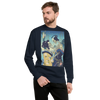 Skeleton Samurai & Geisha Gift For Valentine Unisex Premium Sweatshirt