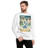 Doctor Nurse vs Virus Demon Japanese Ukiyo-e Unisex Premium Sweatshirt - White / S