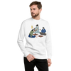 Samurai Drinking Sake Ukiyo-e Unisex Premium Sweatshirt