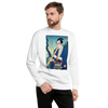 Samurai Play Shakuhachi Bamboo Flute Ukiyo-e Unisex Premium Sweatshirt