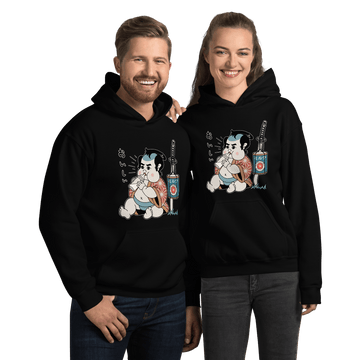 Sumo Baby Funny Unisex Hoodie - Samurai Original