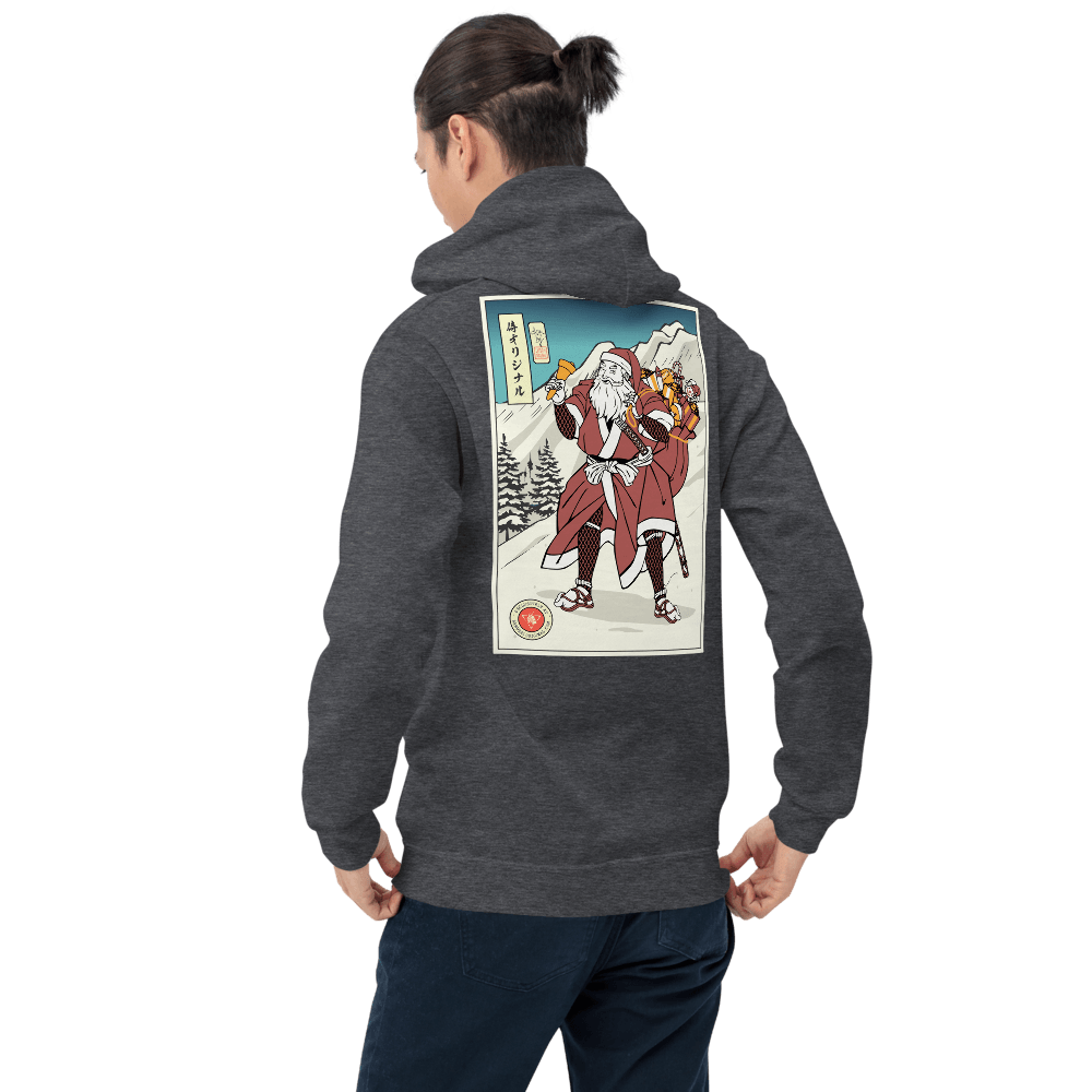 Samurai Santa Merry Chrismast Ukiyo-e Unisex Hoodie - Samurai Original