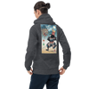 Samurai vs Virus Demon 3 Ukiyo-e Unisex Hoodie - Samurai Original