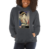 Geisha DJ Turntable Music Japanese Ukiyo-e Unisex Hoodie - Dark Heather / S