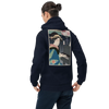 Geisha Piano Player Music Japanese Ukiyo-e Unisex Hoodie - Navy / S