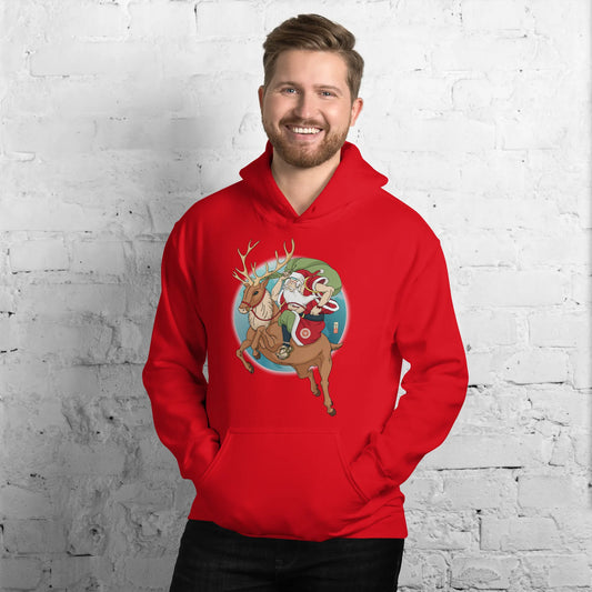 Santa Samurai Ukiyo-e Unisex Hoodie