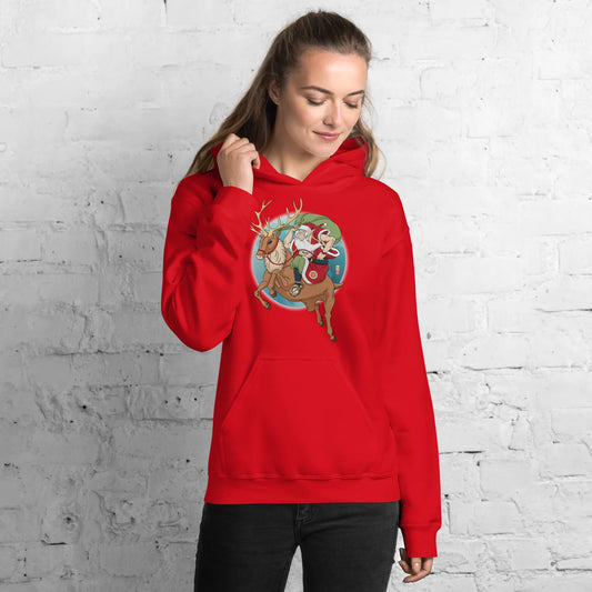 Santa Samurai Ukiyo-e Unisex Hoodie