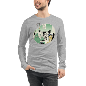 Retinal Surgeon Japanese Ukiyo-e Unisex Long Sleeve Tee - Samurai Original