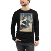 Samurai Carpenter 4 Wood Artisan Ukiyo-e Unisex Long Sleeve Tee - Samurai Original