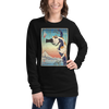 Cat Photographer Funny Japanese Ukiyo-e Unisex Long Sleeve Tee -