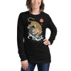 Tiger Japanese Ukiyo-e Unisex Long Sleeve Tee