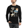 Welsh Corgi Dog Ukiyo- e Unisex Long Sleeve Tee