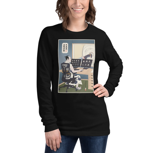 Samurai Radiologic Technologist Ukiyo-e Unisex Long Sleeve Tee