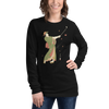 Geisha Golf Player Japanese Ukiyo-e Unisex Long Sleeve Tee -