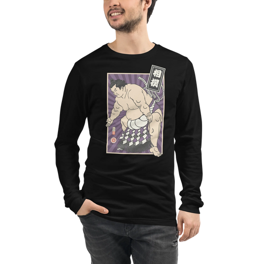 Sumo Rikishi Wrestling Unisex Long Sleeve Tee