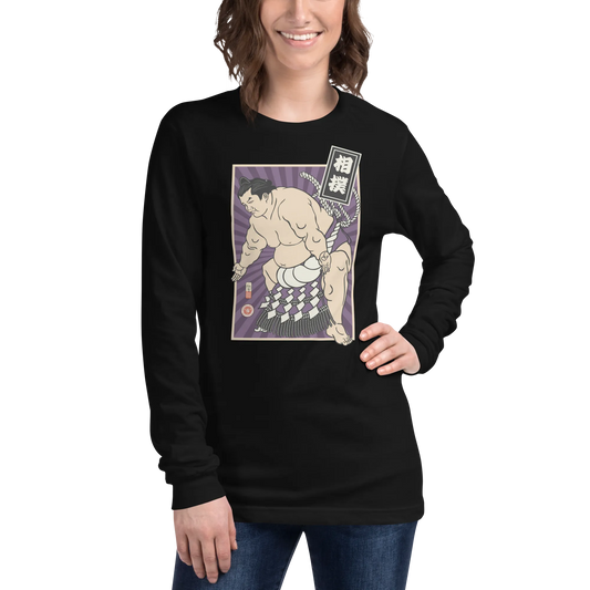 Sumo Rikishi Wrestling Unisex Long Sleeve Tee