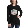 Geisha Groomer Japanese Ukiyo-e Unisex Long Sleeve Tee -