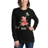 Santa Samurai Christmas Ukiyo-e Unisex Long Sleeve Tee