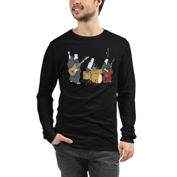 Samurai Band Ukiyo-e Unisex Long Sleeve Tee - Samurai Original