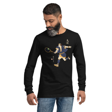 Samurai Tennis Sport Ukiyo-e 2 Unisex Long Sleeve Tee