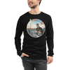 Skeleton Programmer Coding Ukiyo-e Unisex Long Sleeve Tee