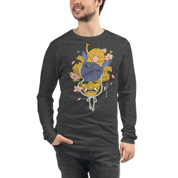 Samurai French Bulldog Unisex Long Sleeve Tee - Samurai Original