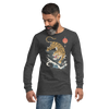 Tiger Japanese Ukiyo-e Unisex Long Sleeve Tee