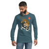 Tiger Japanese Ukiyo-e Unisex Long Sleeve Tee