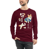 Welsh Corgi Dog Ukiyo- e Unisex Long Sleeve Tee