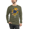 Samurai French Bulldog Unisex Long Sleeve Tee - Samurai Original