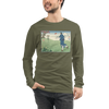 Samurai Disc Golf Ukiyo-e Unisex Long Sleeve Tee - Samurai Original