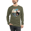 Skeleton Programmer Coding Ukiyo-e Unisex Long Sleeve Tee